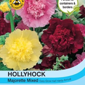 Thompson & Morgan Hollyhock Majorette Mixed 50 Seed