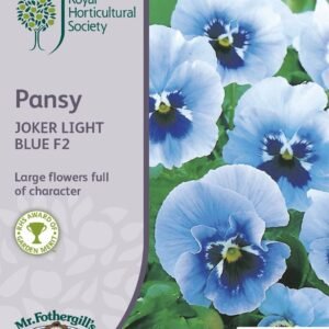 Mr Fothergills RHS Pansy Joker Light Blue F2 150 Seeds