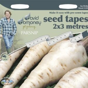 Mr Fothergills - David Domoney - Vegetable - Parsnip - White Gem - Seed Tapes