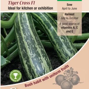 Kings Seeds Marrow Tiger Cross F1 10 Seeds