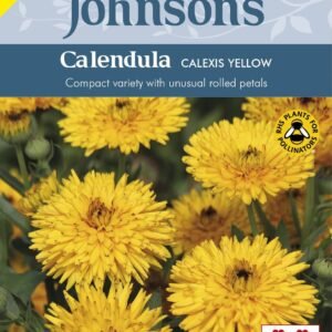 Johnsons Seeds Calendula Calexis Yellow 50 Seeds