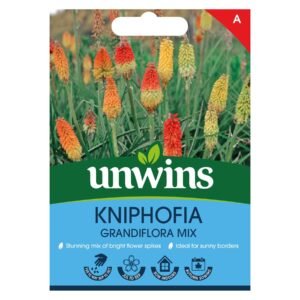 Unwins Flower Kniphofia Grandiflora mix - 50 Seeds
