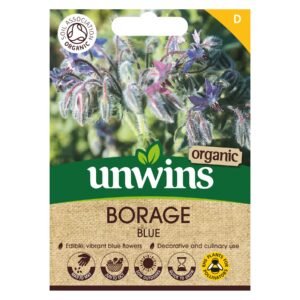 Unwins Herb Organic Borage Borage Blue - 100 Seeds