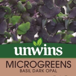Unwins MicroGreens Basil Dark Opal Seeds