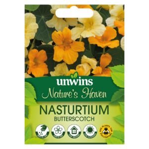 Unwins Flower Nasturtium Butterscotch - 30 Seeds