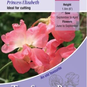 Kings Seeds Sweet Pea Princess Elizabeth 20 Seeds