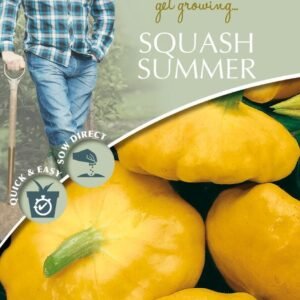 Mr Fothergills - David Domoney - Vegetable - Squash Summer - Sunburst - 10 Seeds