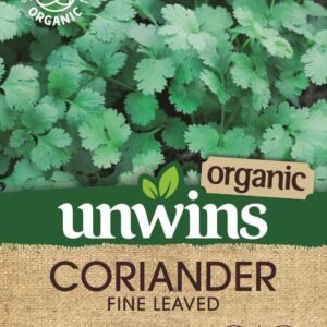 Unwins Herb Coriander Fine Leaved (Organic) 120 Seeds