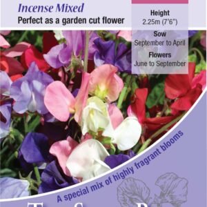 Kings Seeds Sweet Pea Incense Mixed - 20 Seed