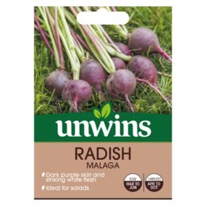 Unwins Vegetable Radish Malaga - 75 Seeds