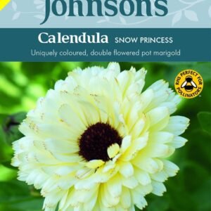 Johnsons Calendula Snow Princess 75 Seeds