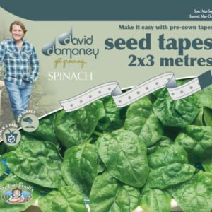 Mr Fothergills - David Domoney - Vegetable - Spinach - Emilia F1 - Seed Tape
