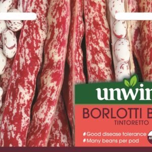 Unwins Borlotti Bean Tintoretto 50 Seeds
