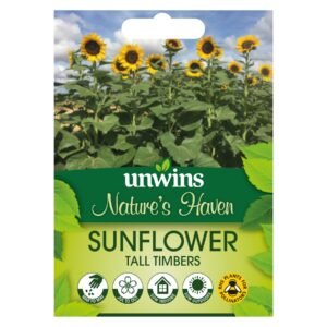 Unwins Flower Sunflower Tall Timbers - 12 Seeds
