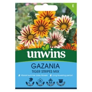 Unwins Flower Gazania Tiger Stripes Mix Seeds
