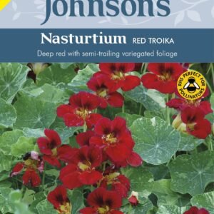 Johnsons Nasturtium Red Troika 25 Seeds