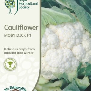 Mr Fothergills RHS Cauliflower Moby Dick F1 30 Seeds