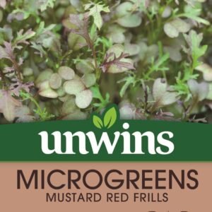 Unwins MicroGreens Mustard Red Frills Seeds