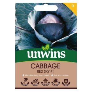 Unwins Vegetable Cabbage RedSky F1 Hybrid - 30 Seeds