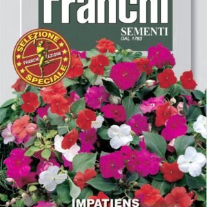 Franchi Seeds of Italy - Flower - FDBF_S 332-1 - Impatiens - Ibrido Mix - Seeds