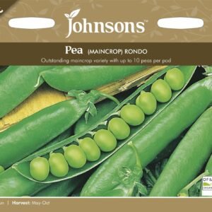 Johnsons Organic Pea Rondo 150 Seeds