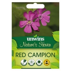 Unwins Flower Native British Isles Wildflower Red Campion - 200 Seeds