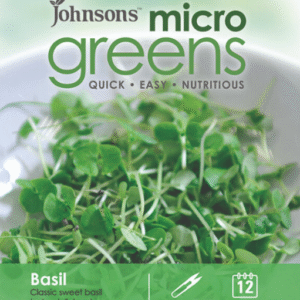 Johnsons Salad Microgreen Basil 1500 Seeds