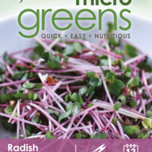 Johnsons Salad Microgreen Radish (Leaf) 1500 Seeds